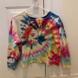 Home Made Tie Dye Hanes Crew Neck Sweatshirt